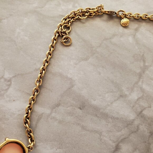 💕 J.Crew Light Blush Pink Enamal Dot Bubble Necklace 💕 - Picture 8 of 14